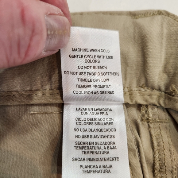 UB TECH Mens Pants Classic Fit Cream Nylon Hiking Golf Mens 38x32 (Actual 38x31) - Picture 9 of 14